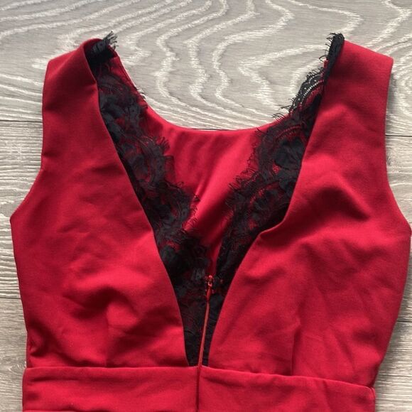 Lulus Red Lace Back Dress for Occasion - Picture 5 of 9